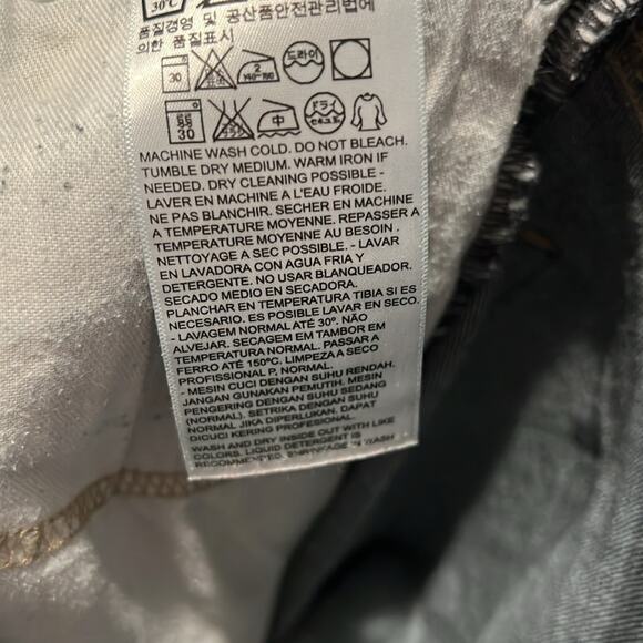 Levi's Men's Slim Fit Jeans Dark Wash Size 34x32 - Picture 10 of 12